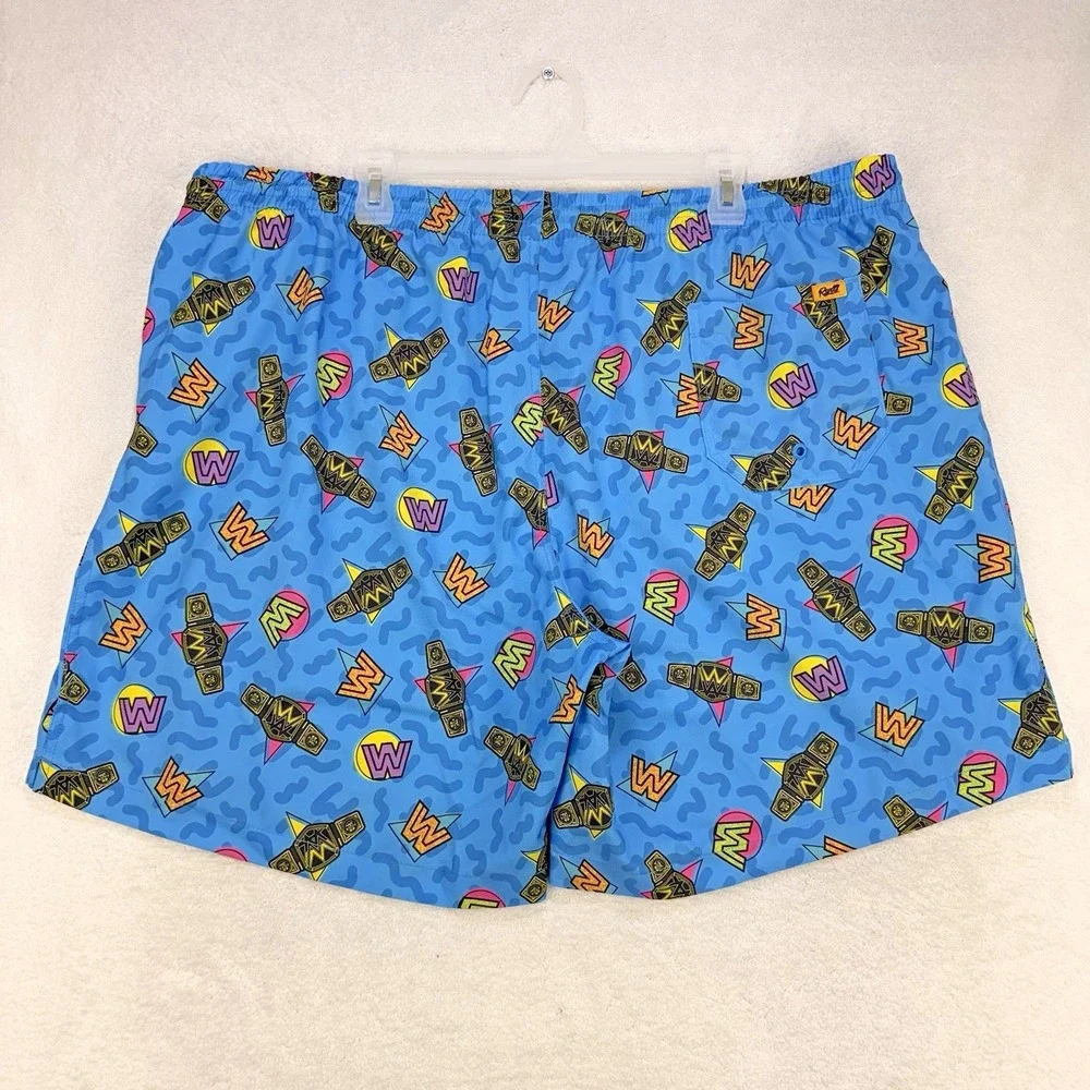 RSVLTS WWE In Your House Hybrid Shorts 3XL KUNUFLEX Swim‎ Trunks No Liner Retro
